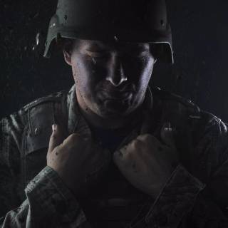 Sad soldier wallpaper