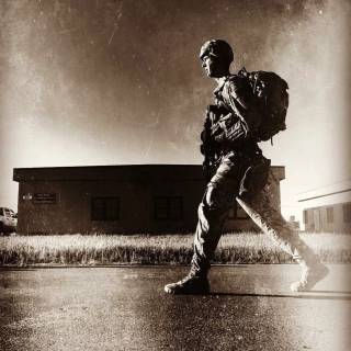 Sad soldier wallpaper