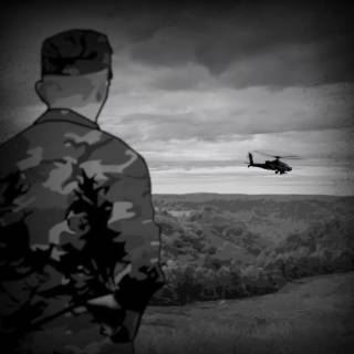 Sad soldier wallpaper