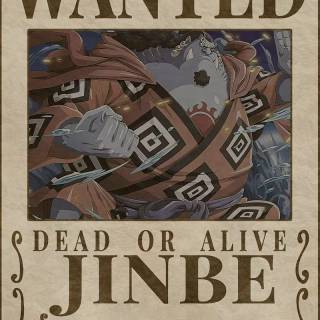 Jimbei wanted poster wallpaper