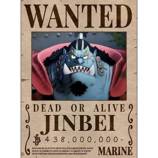 Jimbei wanted poster wallpaper