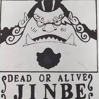 Jimbei wanted poster wallpaper