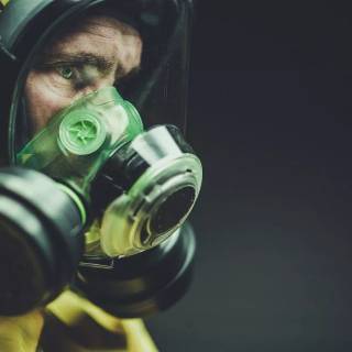 Oxygen mask wallpaper