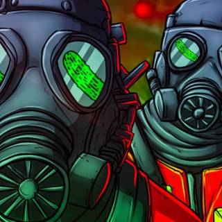 Oxygen mask wallpaper