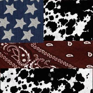 Western pattern wallpaper