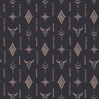 Western pattern wallpaper