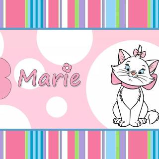 Marie the cat wallpaper