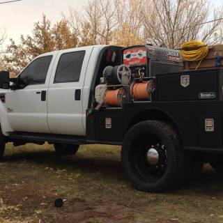 Welding trucks wallpaper