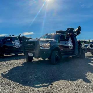 Welding trucks wallpaper