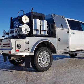 Welding trucks wallpaper