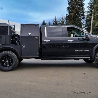 Welding trucks wallpaper