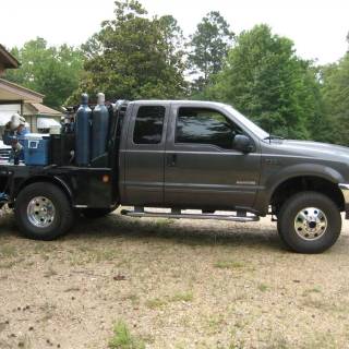 Welding trucks wallpaper