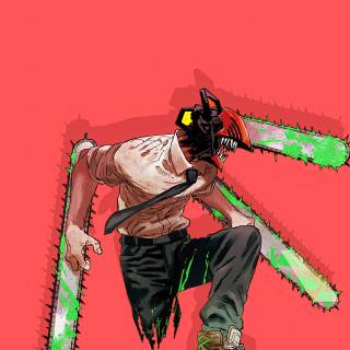 Chainsaw Man minimalist wallpaper