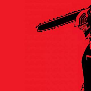 Chainsaw Man minimalist wallpaper