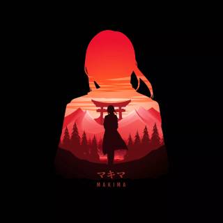 Chainsaw Man minimalist wallpaper