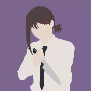 Chainsaw Man minimalist wallpaper