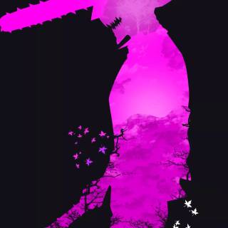 Chainsaw Man minimalist wallpaper