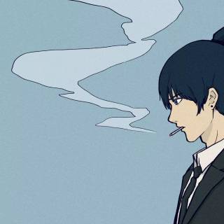 Chainsaw Man minimalist wallpaper