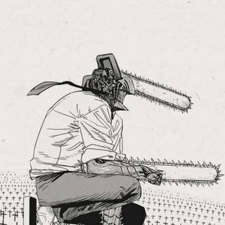 Chainsaw Man minimalist wallpaper