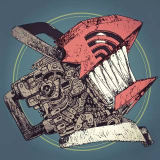 Chainsaw Man minimalist wallpaper