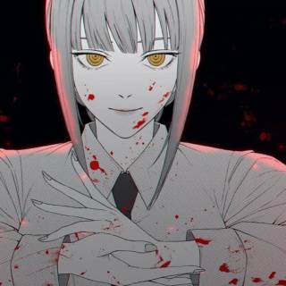 Chainsaw Man minimalist wallpaper