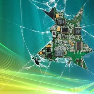 Broken Chromebook wallpaper