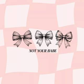 Aesthetic bow wallpaper