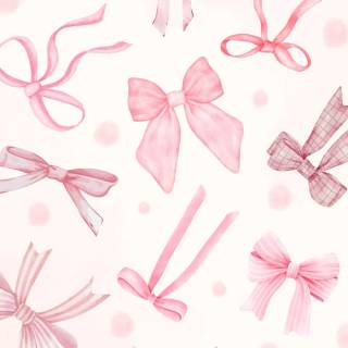 Aesthetic bow wallpaper