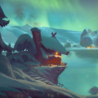 Cozy fantasy wallpaper