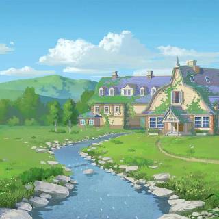 Cozy fantasy wallpaper