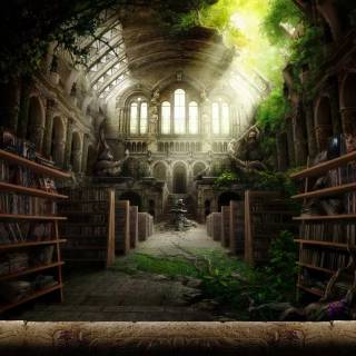 Cozy fantasy wallpaper