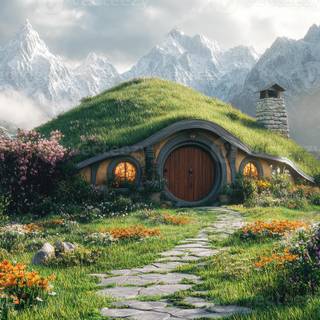 Cozy fantasy wallpaper