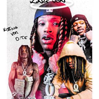 King Von collage wallpaper