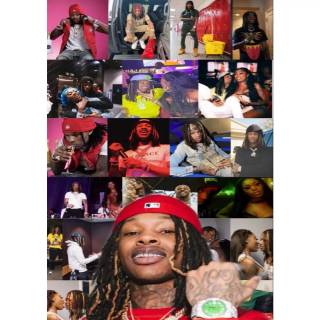King Von collage wallpaper