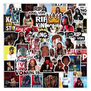 King Von collage wallpaper