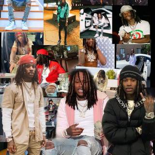 King Von collage wallpaper