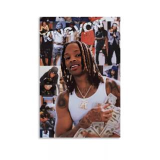 King Von collage wallpaper