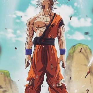 UI sign Goku wallpaper