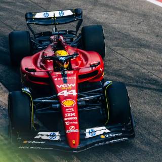 Lewis Hamilton Ferrari 2025 wallpaper