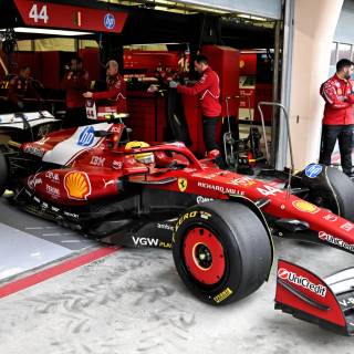 Lewis Hamilton Ferrari 2025 wallpaper