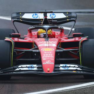 Lewis Hamilton Ferrari 2025 wallpaper