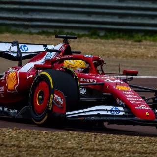 Lewis Hamilton Ferrari 2025 wallpaper