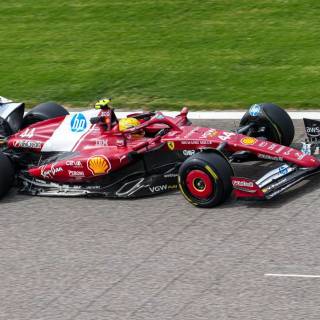 Lewis Hamilton Ferrari 2025 wallpaper