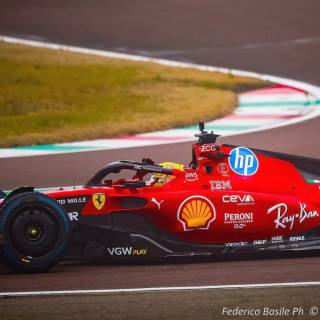 Lewis Hamilton Ferrari 2025 wallpaper