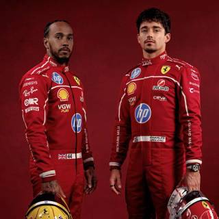 Lewis Hamilton Ferrari 2025 wallpaper