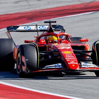 Lewis Hamilton Ferrari 2025 wallpaper