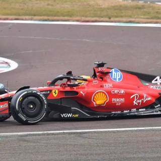 Lewis Hamilton Ferrari 2025 wallpaper