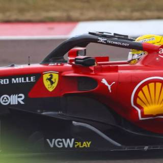 Lewis Hamilton Ferrari 2025 wallpaper