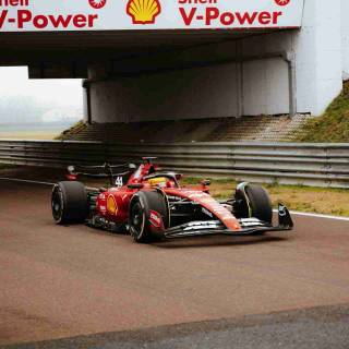 Lewis Hamilton Ferrari 2025 wallpaper