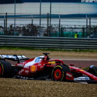 Lewis Hamilton Ferrari 2025 wallpaper